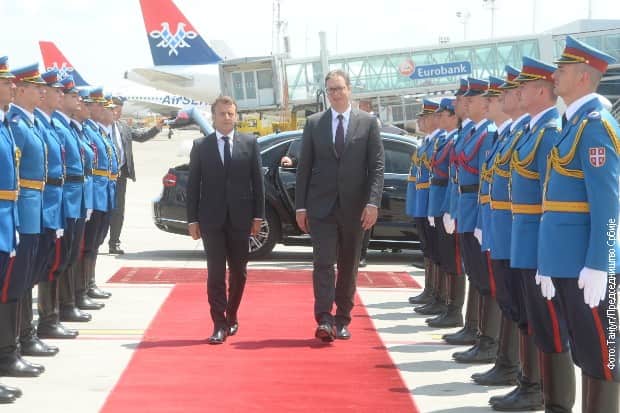 Завршена посета француског председника Србији