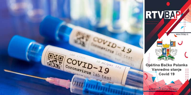 19 заражених коронавирусом у бачкопаланачкој општини