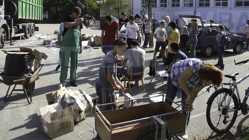 Акција прикупљања старе хартије у Пивницама