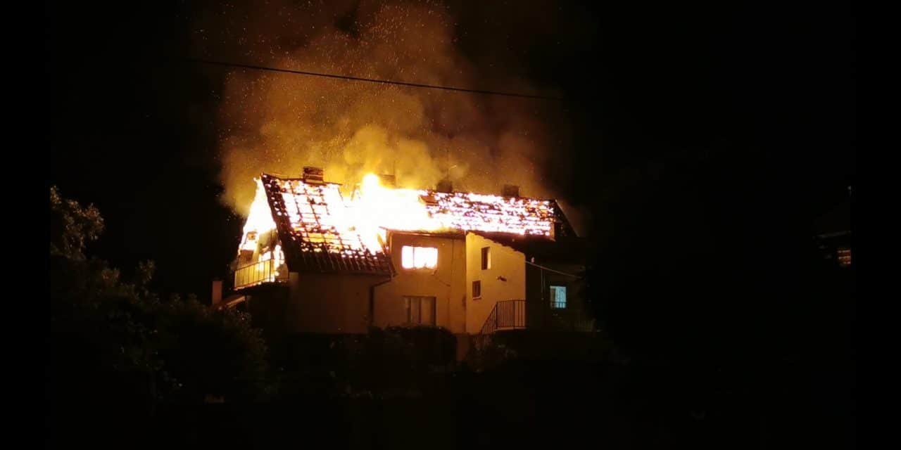 Пожар на стамбеној згради у Бачкој Паланци