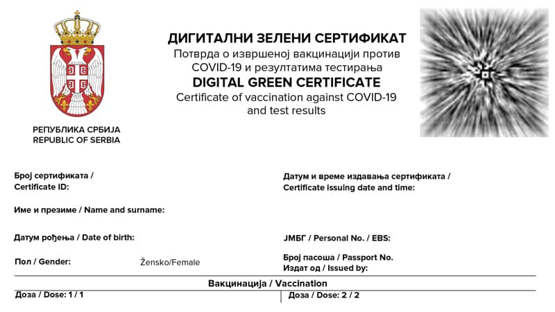 Уводе се ковид пропуснице