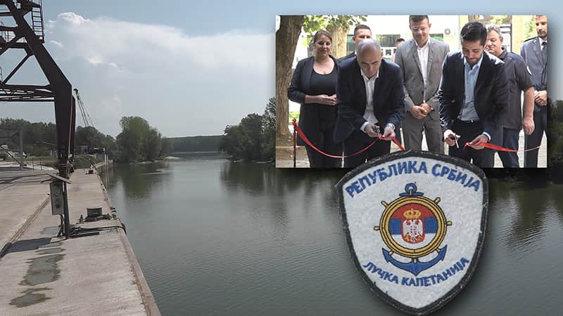 Министар Момировић отворио Лучку капетанију и гранични прелаз на Дунаву