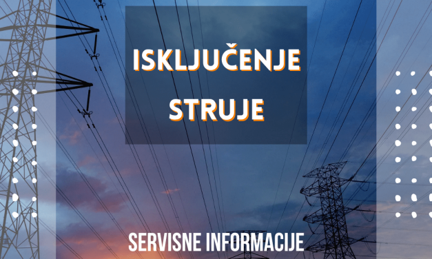 Planirana isključenja struje za sredu – 20. novembar