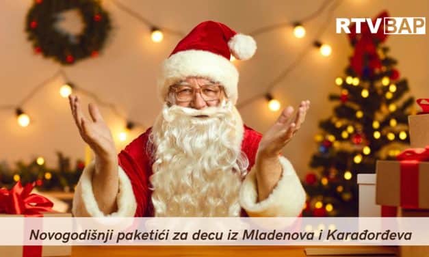 Novogodišnji paketići za decu iz Mladenova i Karađorđeva