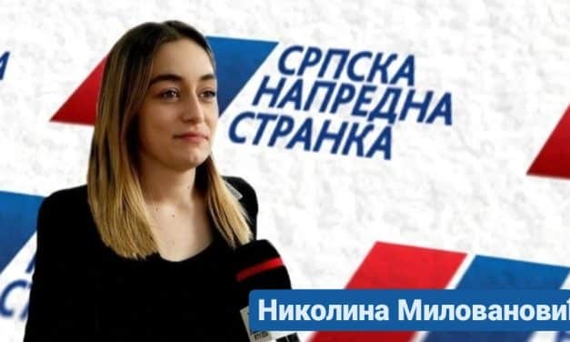 Nikolina Milovanović novi šef odborničke grupe SNS