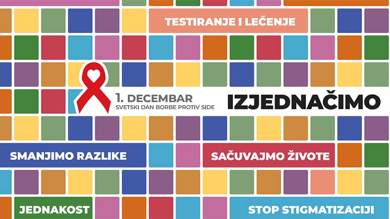 1. decembar- Svetski dan borbe protiv AIDS-a
