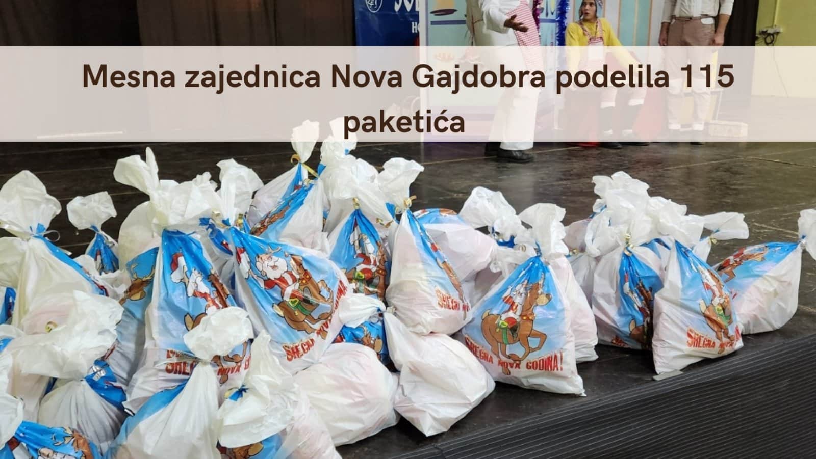 Mesna Zajednica Nova Gajdobra Podelila 115 Paketića Radio Televizija Bačka Palanka 7009