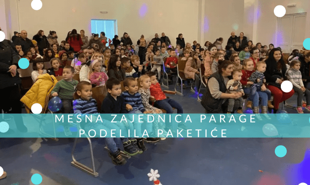 Mesna zajednica Parage podelila 130 paketića