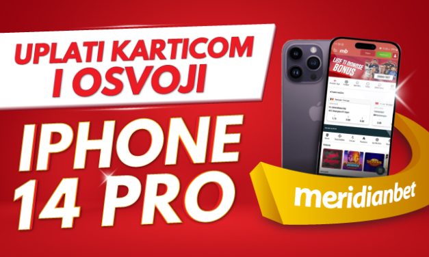 <strong>PROLEĆNA EUFORIJA U MERIDIANU – Uplati depozit platnom karticom i OSVOJI iPhone 14 PRO!</strong>