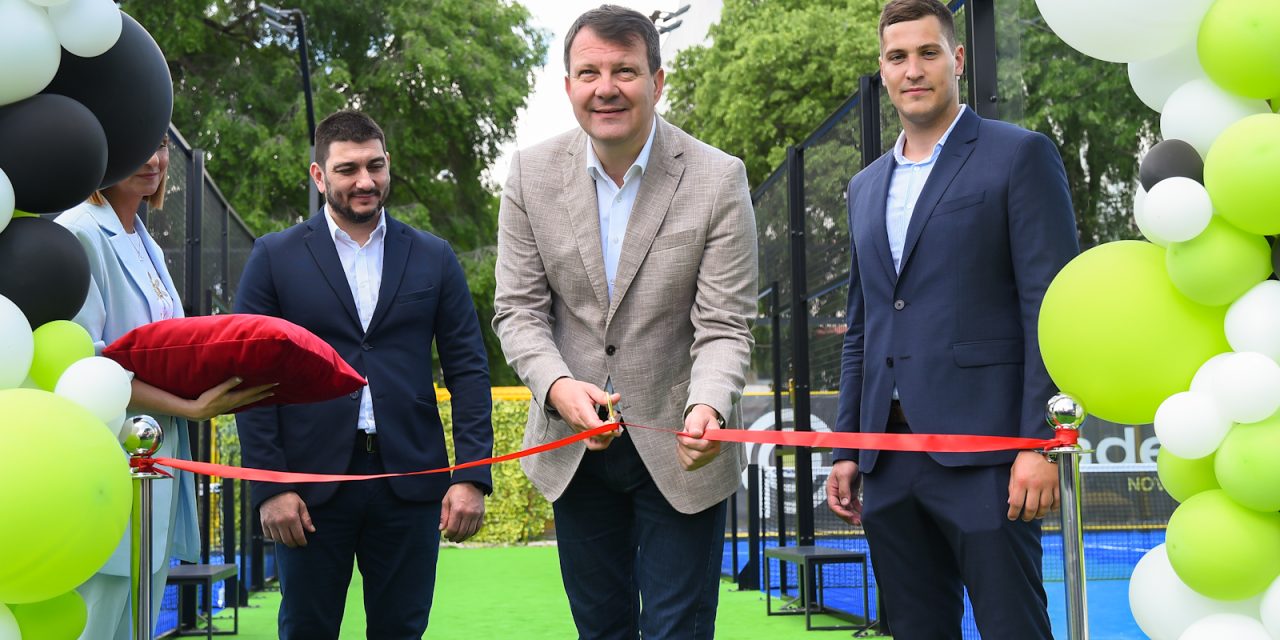 Mirović otvorio prvi padel centar u Novom Sadu