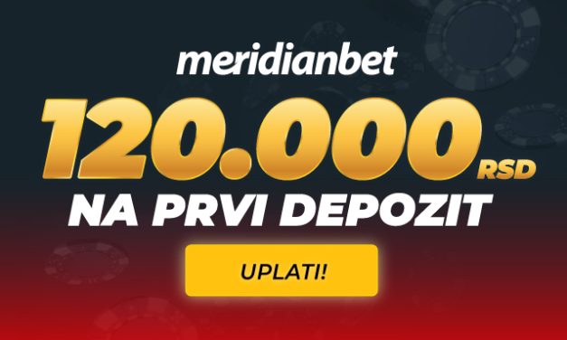 MERIDIANBET SNOVE PRETVARA U REALNOST: Registruj se, uplati depozit i čeka te 120.000 DINARA!