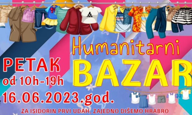 Humanitarni bazar za Isidoru u Bačkoj Palanci