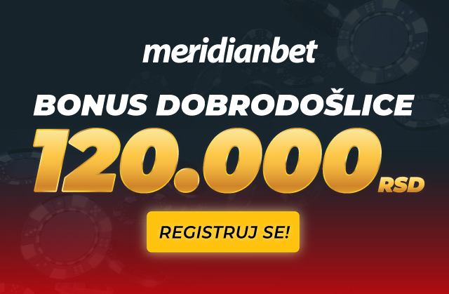 „VEČITI DERBI“ – DRUGA RUNDA: Kladi se u Meridianu i osvoji do 120.000 RSD BONUSA!