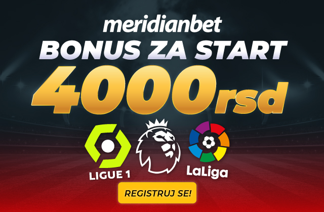 ZA START FUDBALSKE GROZNICE MERIDIANBET POKLANJA – 4.000 RSD BONUSA!