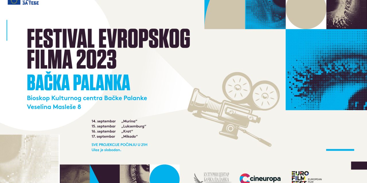 Festival evropskog filma 2023. od 14. do 17. septembra u Gradskom bioskopu