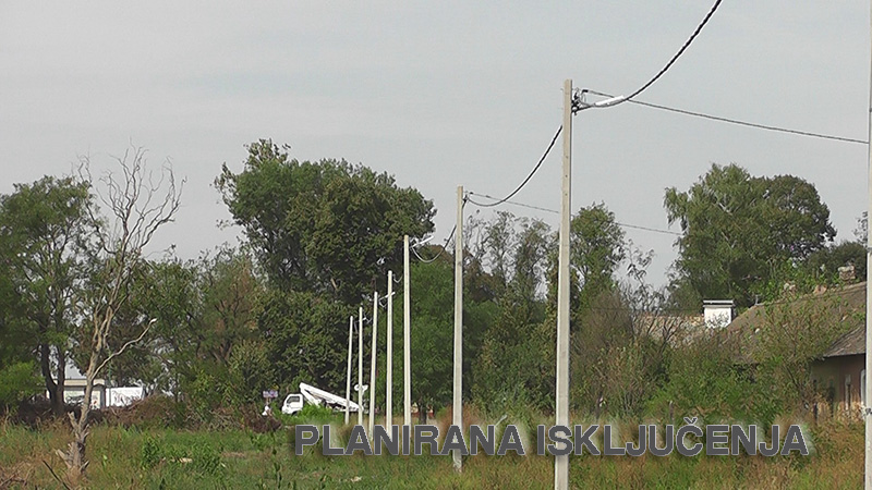 Isključenje struje za četvrtak i petak