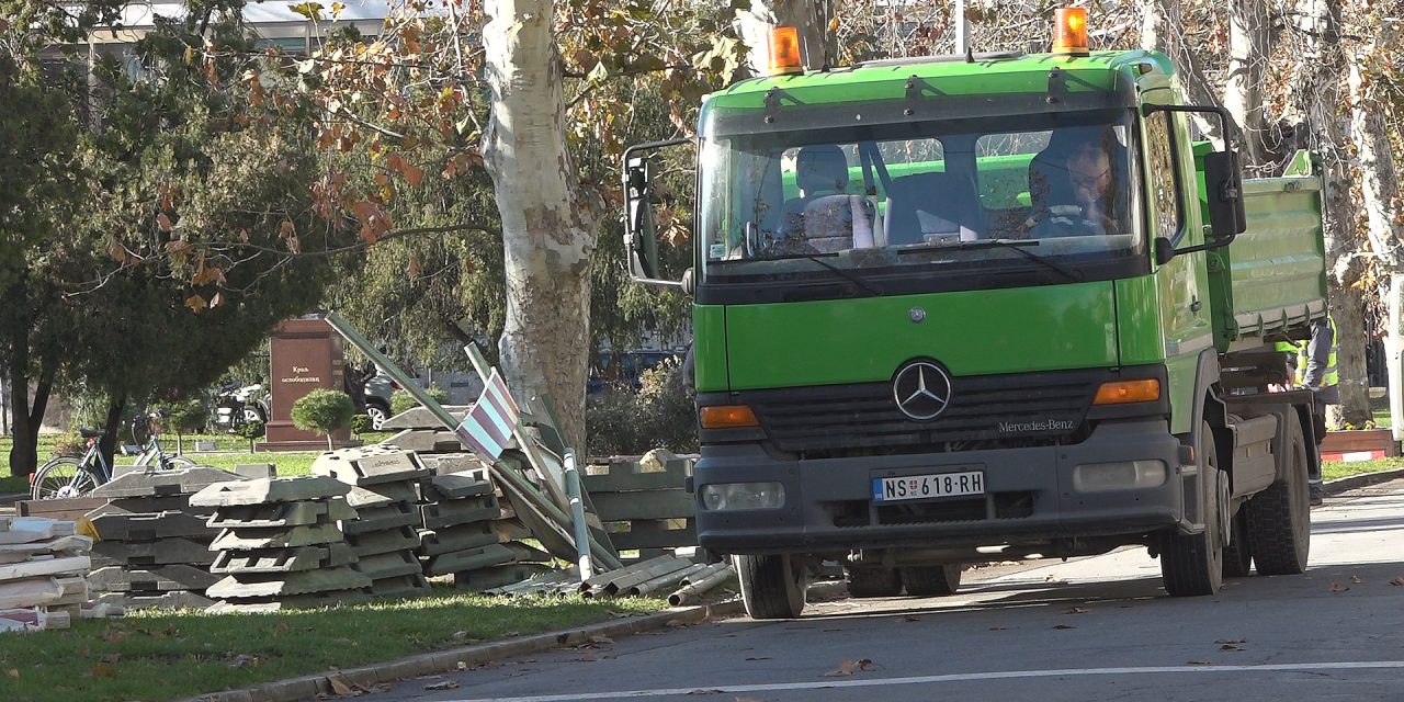 Početak radova na parternom uređenju centra grada (VIDEO)