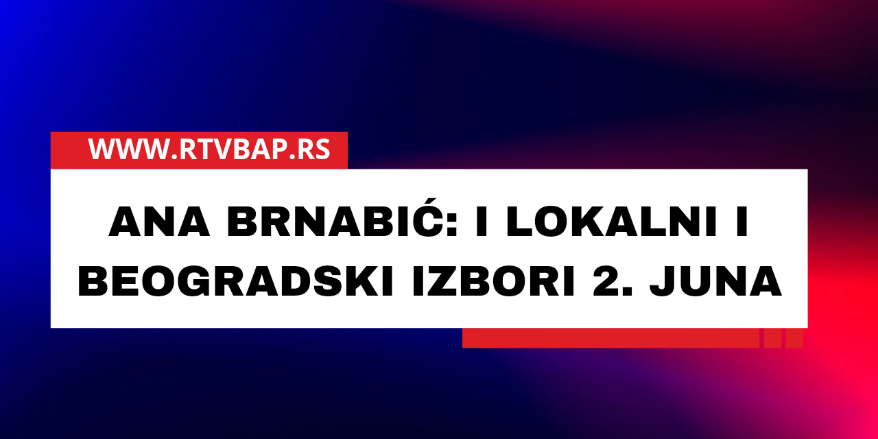 Beogradski i lokalni izbori 2. juna