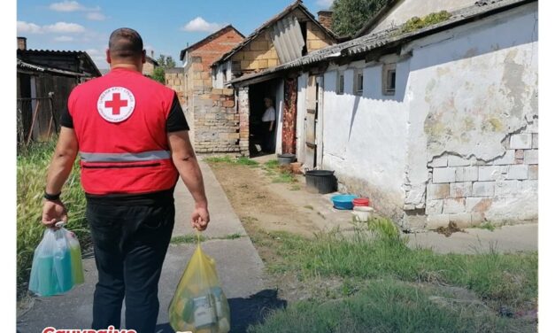 Crveni krst Bačka Palanka podelio pakete hrane i hemije socijalno ugroženim porodicama