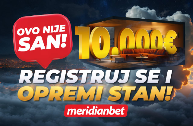 NEVIĐENI POKLONI U MERIDIANU: Registruj se i osvoji POKLON VAUČER od 10.000 evra!