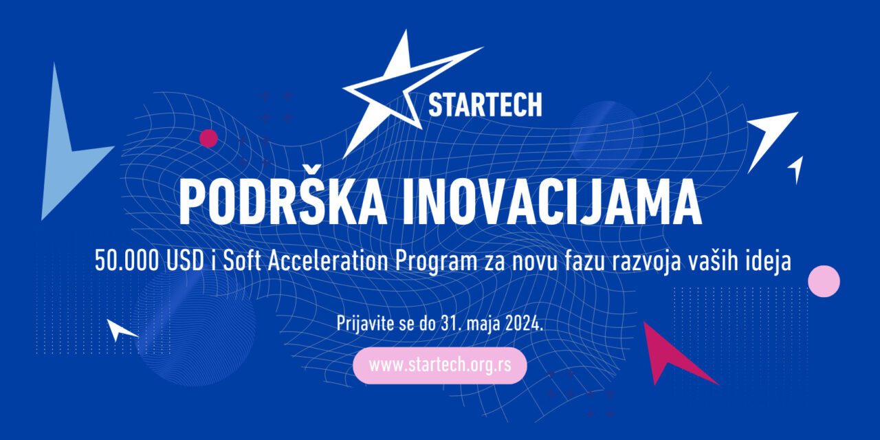 U konkurenciji više od 170 inovativnih rešenja za StarTech grantove od 50.000 dolara