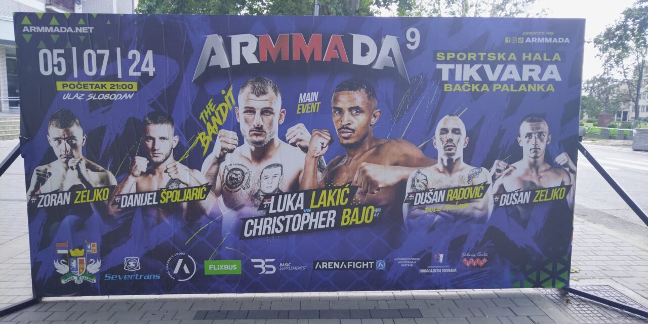 Bačka Palanka spremna za spektakularno MMA veče – ARMMADA 9