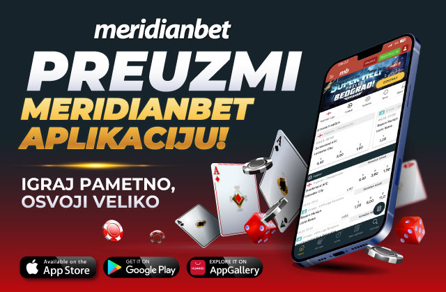 Za nastavak vrelog sportskog leta: Igraj preko Meridian aplikacije i budi uvek na dobitku!