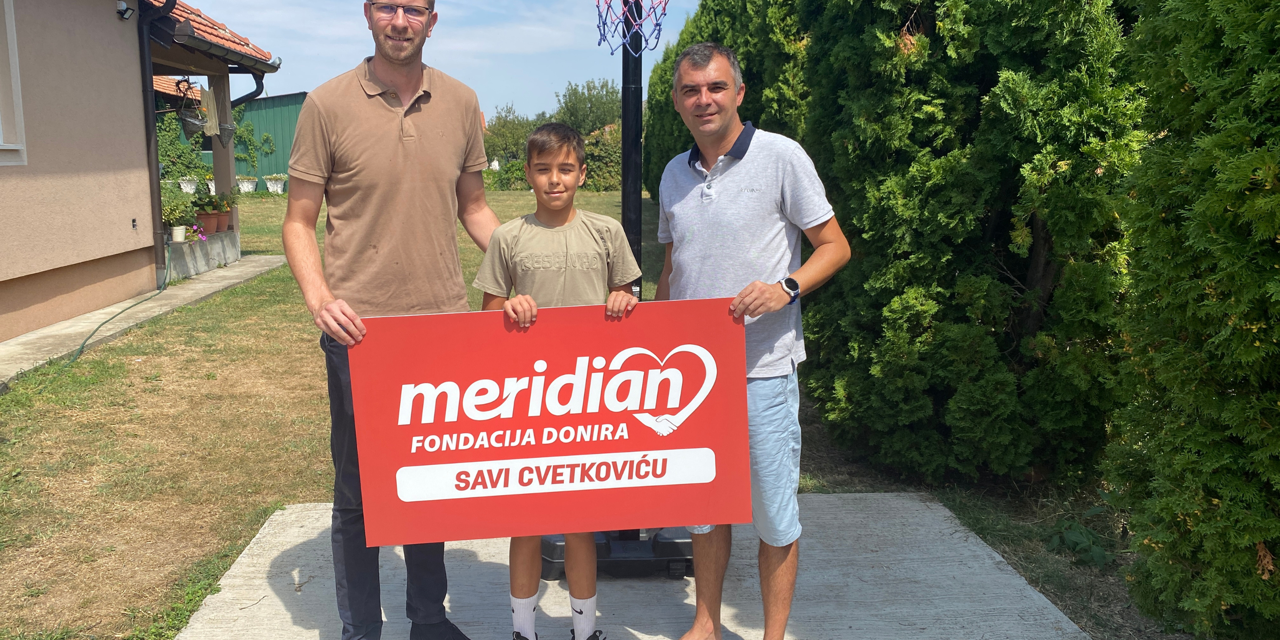 Zajedno u borbi za zdravlje Save Cvetkovića: Meridian fondacija u novoj humanitarnoj misiji (VIDEO)