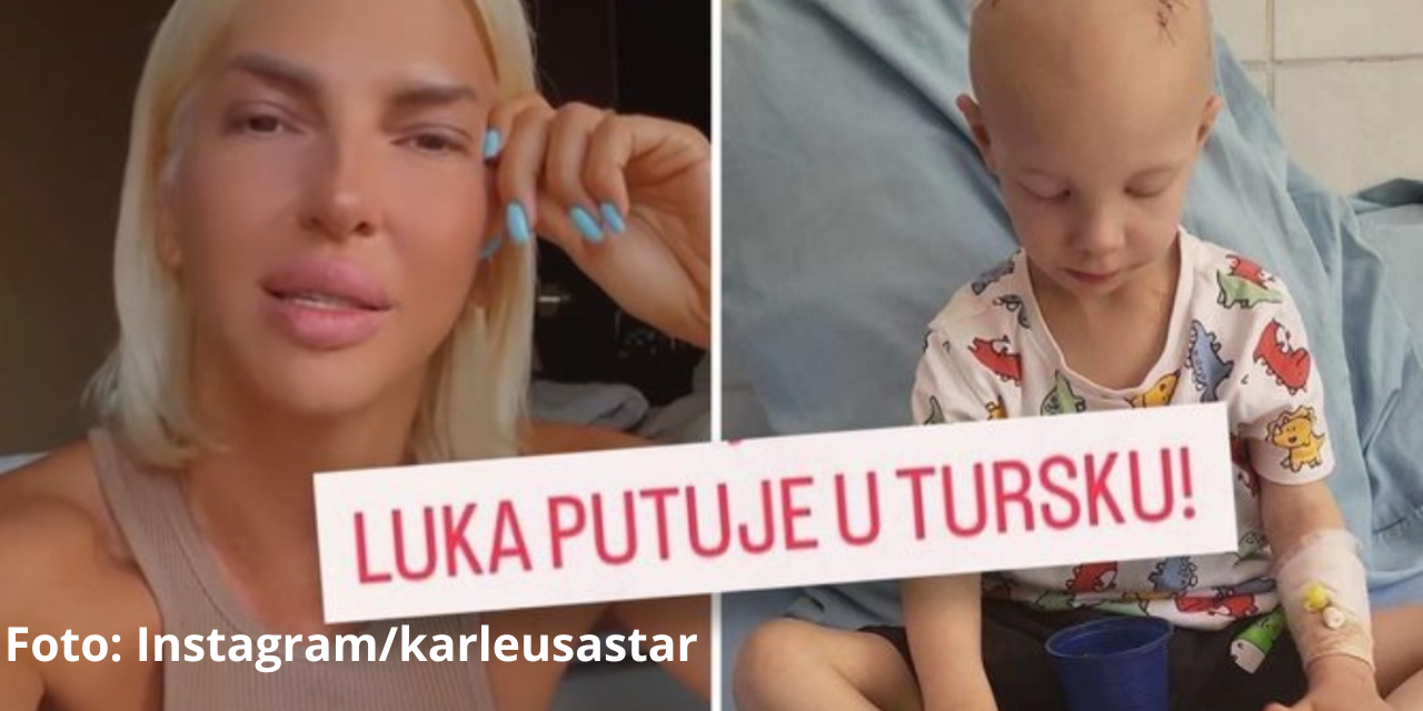 Jelena Karleuša uplatila novac za odlazak malog Luke u Tursku! Roditelji objavili radosnu vest i zamolili da se nastavi sa prikupljanjem sredstava za Lukino lečenje.