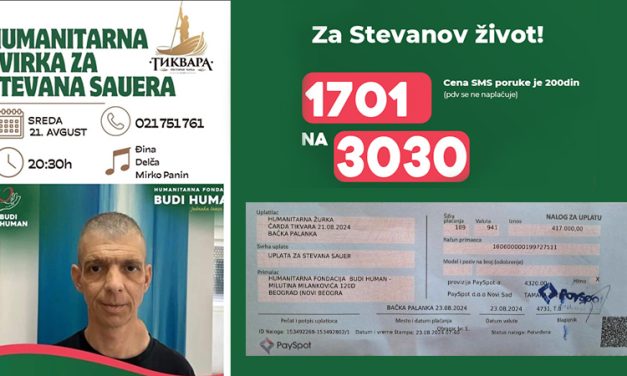 Muzikom za bolje sutra: 417.000 dinara prikupljeno na humanitarnoj svirci za Stevana Sauera