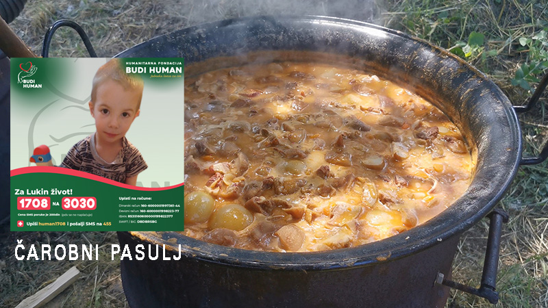 Čarobni pasulj i pecanje na Tikvari za Luku Rodića