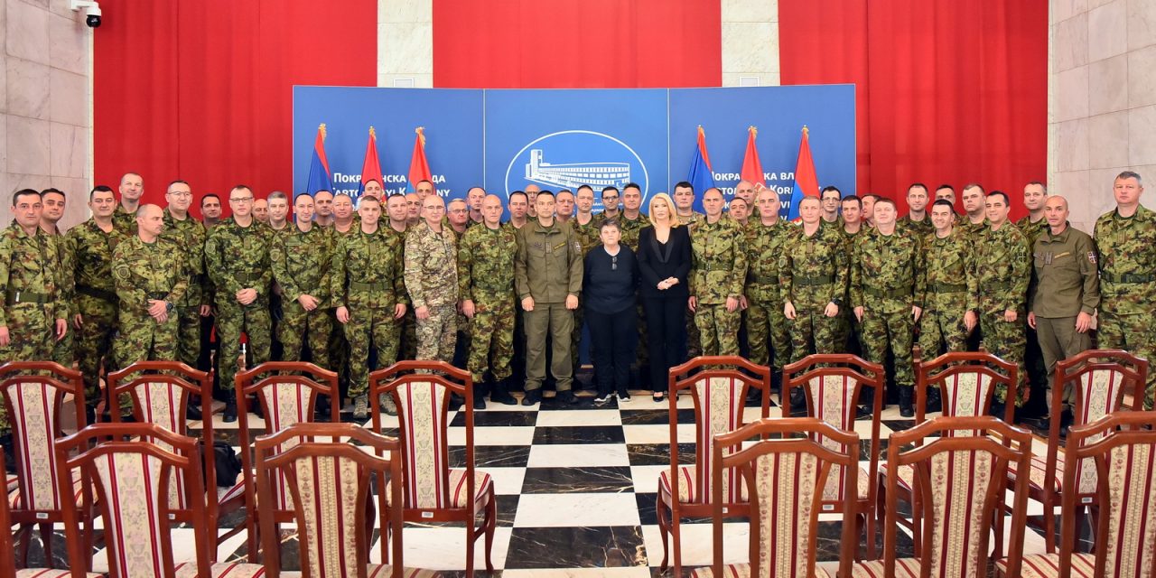 Potpredsednica Božić primila delegaciju polaznika 68. klase Škole nacionalne odbrane „Vojvoda Radomir Putnik“