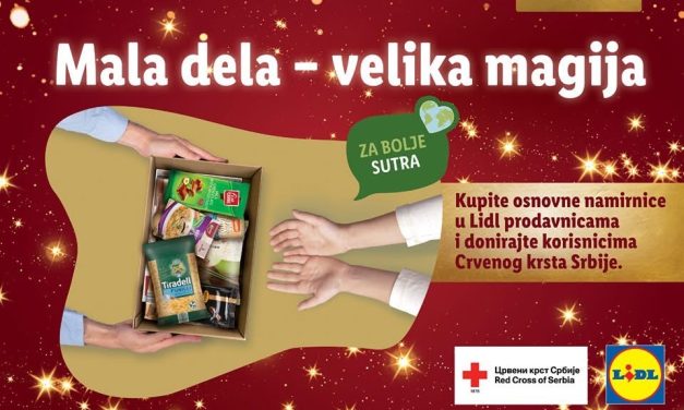 ,,Mala dela su velika magija”- kampanja koju sprovodi Lidl Srbija i Crveni krst Srbije