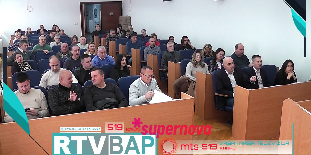 SNIMAK 7. SEDNICE SKUPŠTINE OPŠTINE BAČKA PALANKA U 19 ČASOVA NA TV BAP