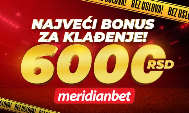 Ekskluzivan bonus dobrodošlice – kreiraj nalog i preuzmi ga ODMAH!