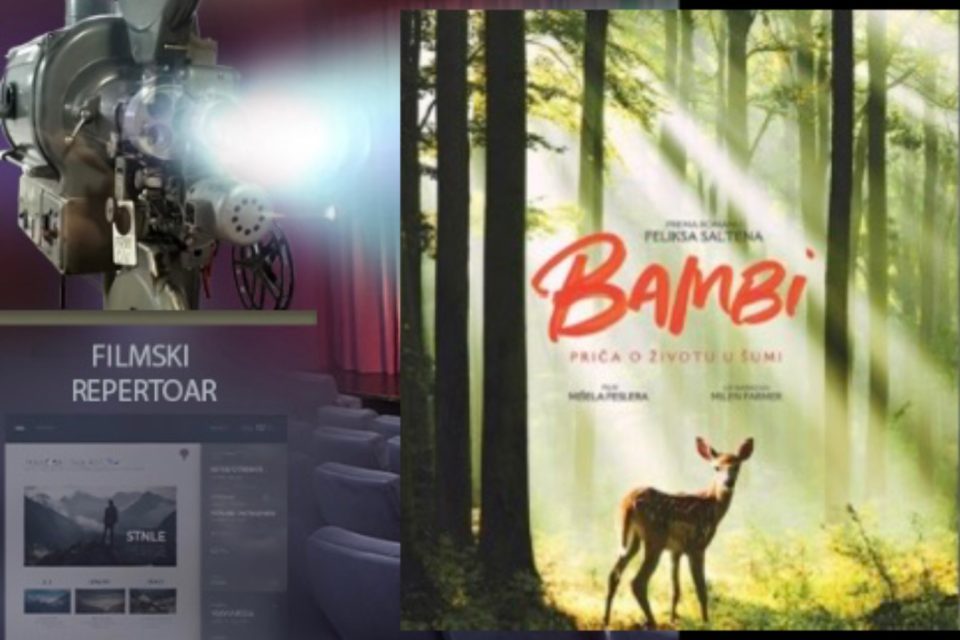 U Gradskom bioskopu film ,,Bambi, priča o životu u šumi”